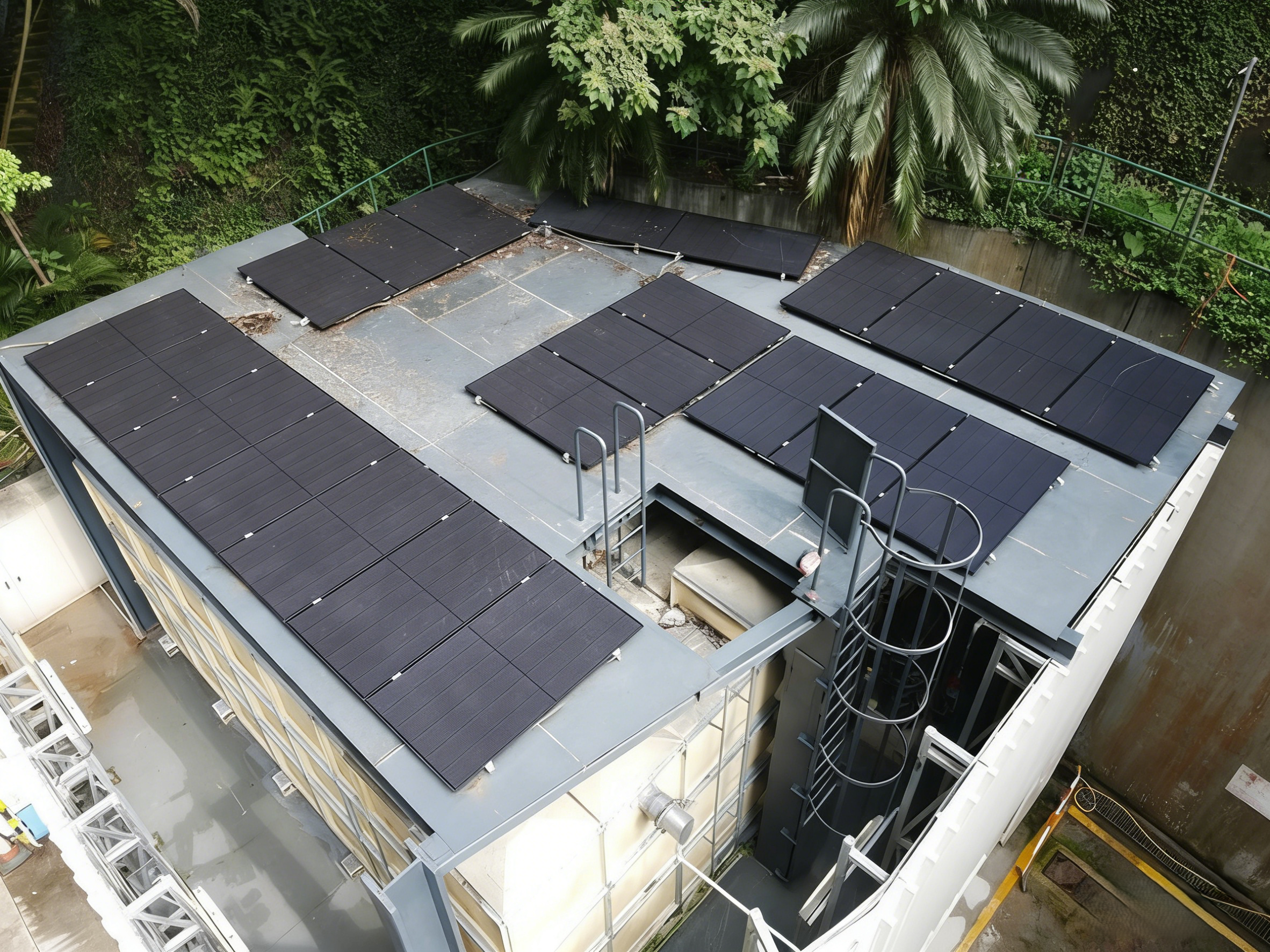 HKU Water Tank Roof 香港大學水箱頂 | 10kW System