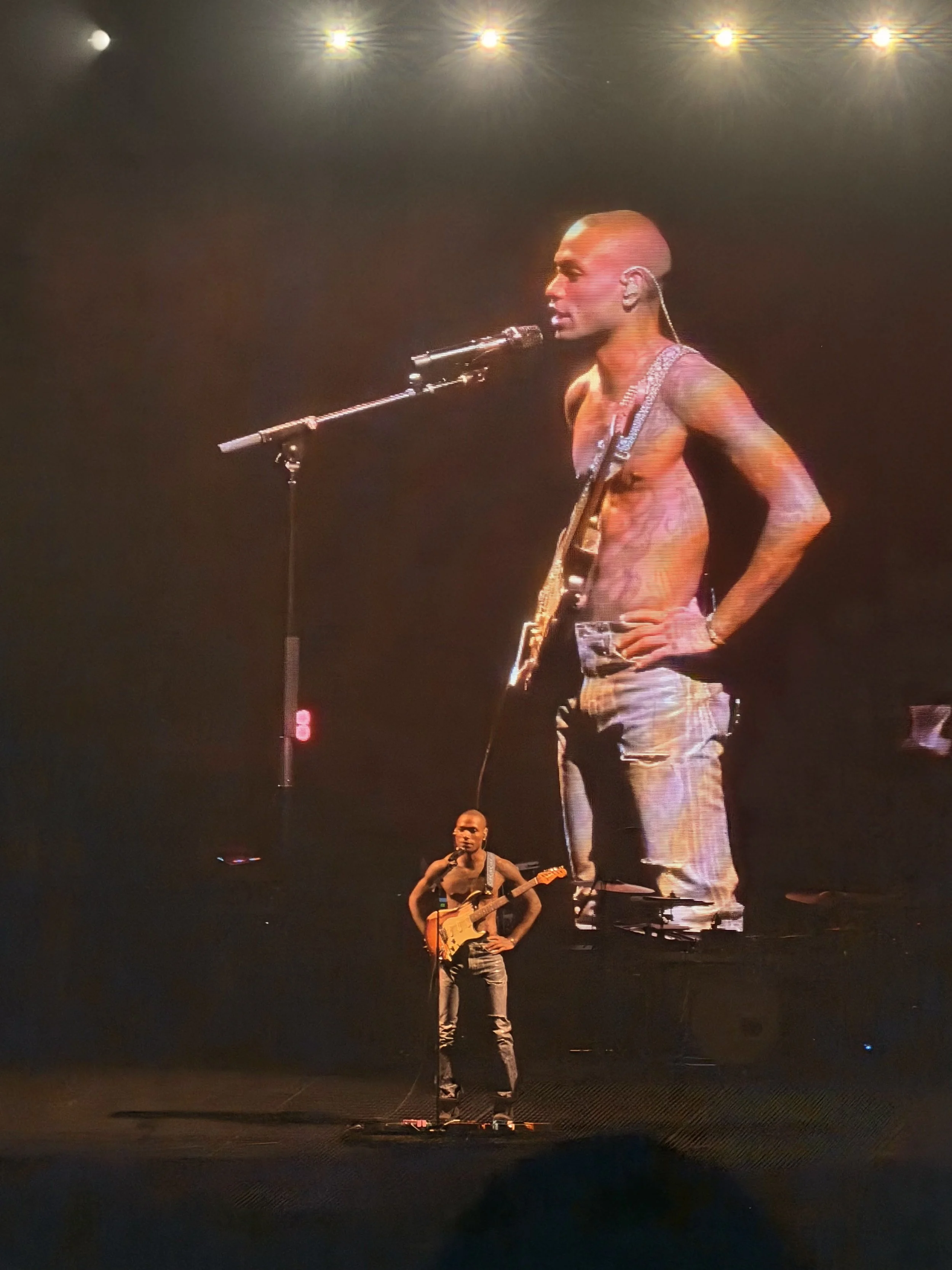 Steve Lacy performing at his October 2026 concert at Radio City Music Hall in New York. Oh Yeah? Tour.