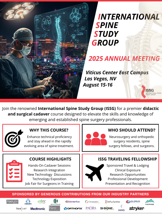 Brochure with Faculty and Agenda — ISSG Annual Meeting 2024