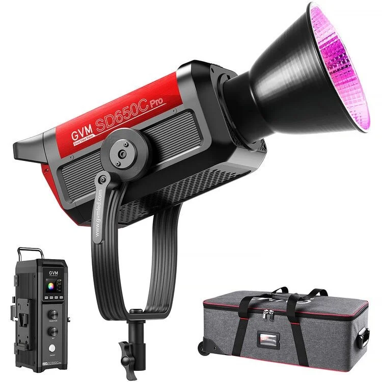 Studio strobe light, power pack, and soft case for photography equipment