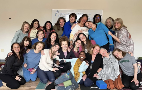 group of retreat participants