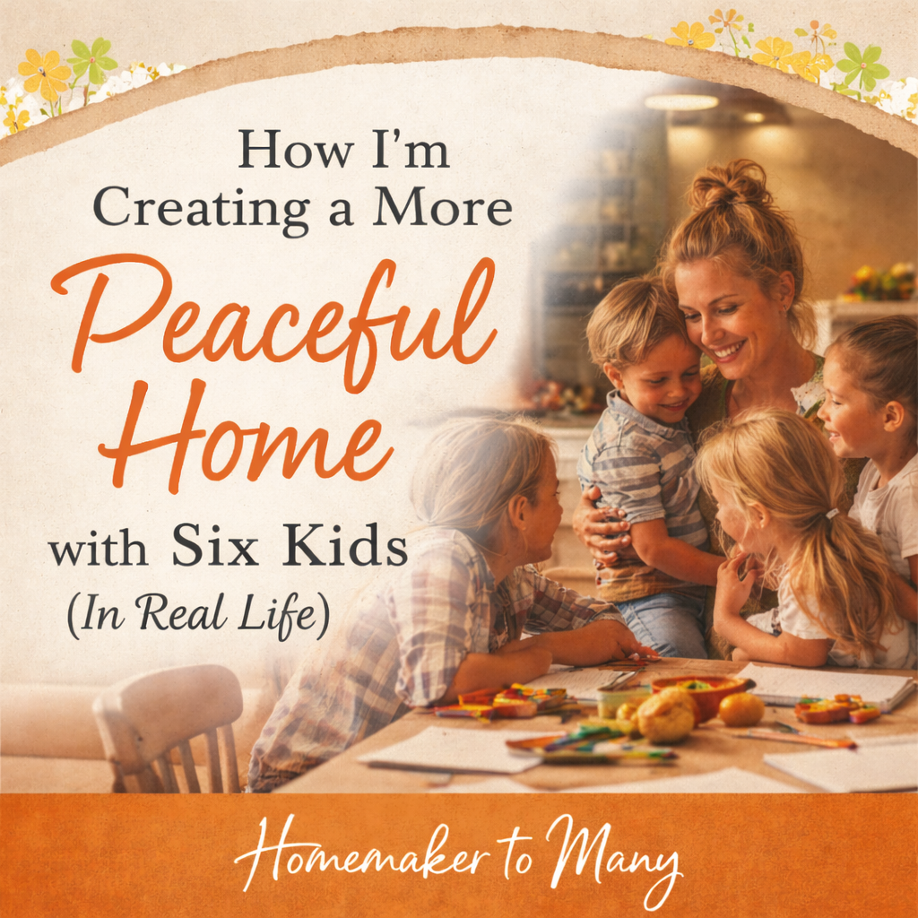 How I’m Building a Peaceful Home With Six Kids (In Real Life)
