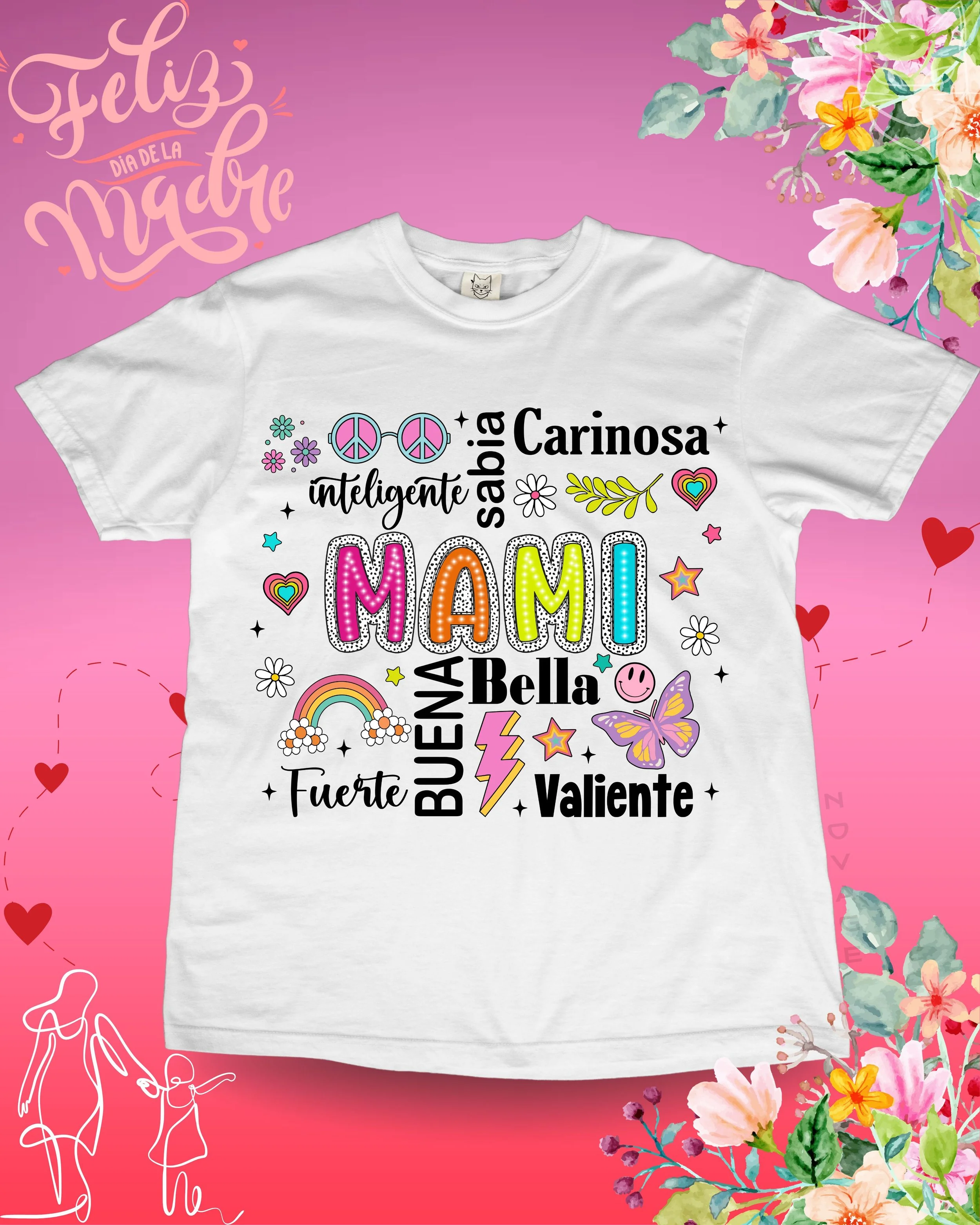 Colorful Mother's Day Celebration T-Shirt