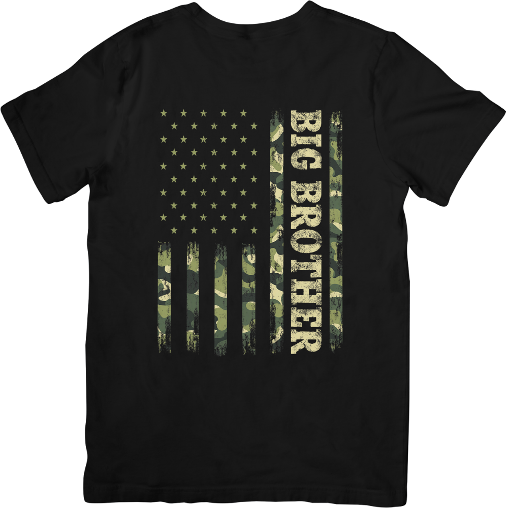 Big Brother Camo Flag T-Shirt