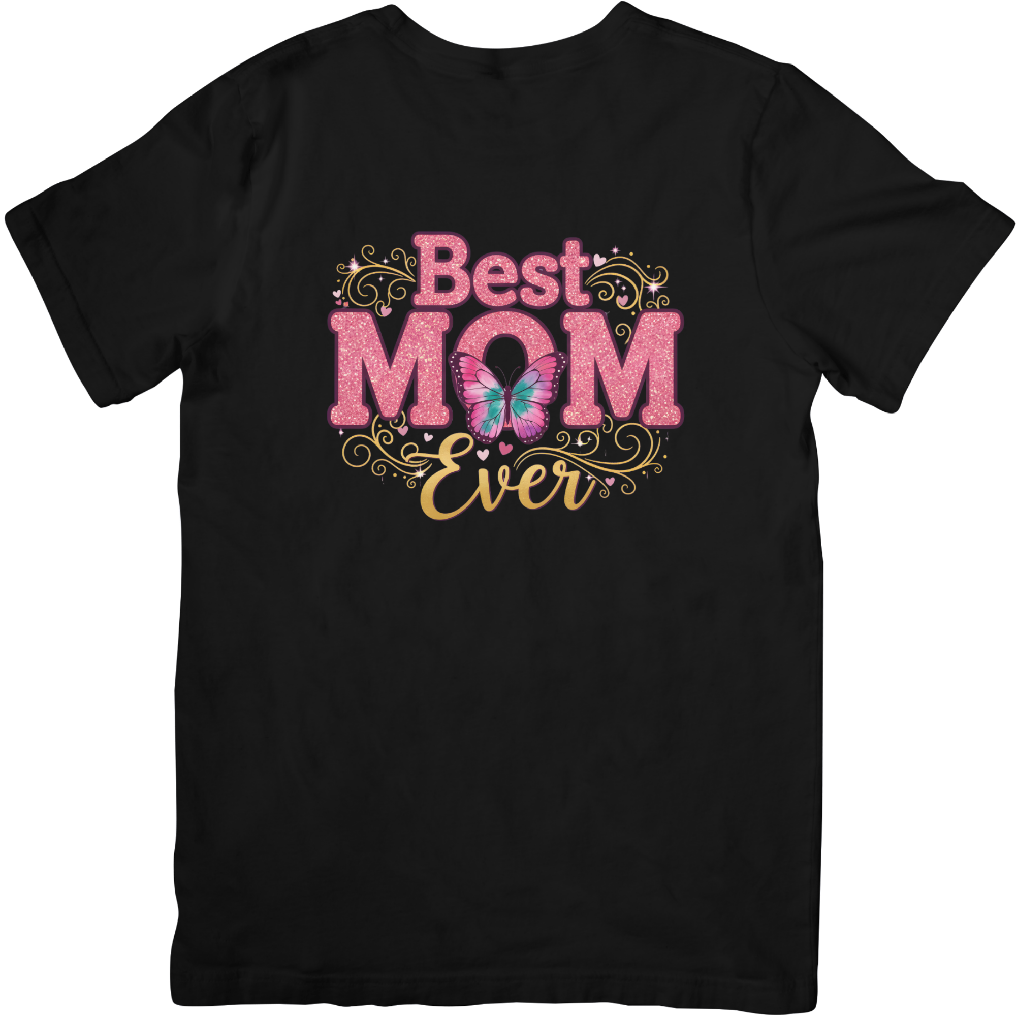 'Best Mom Ever' Butterfly T-Shirt
