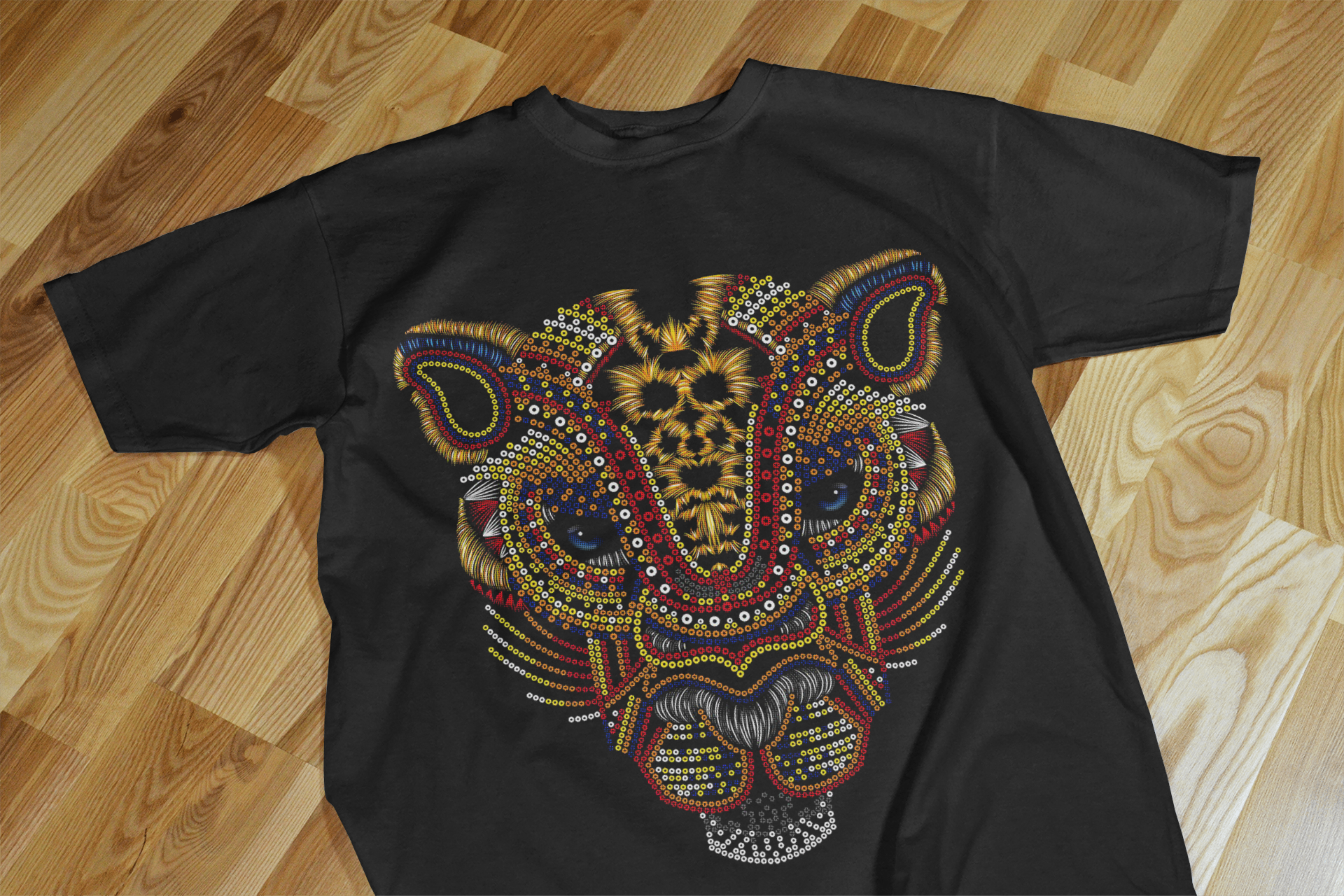 Colorful Jaguar Graphic Tee