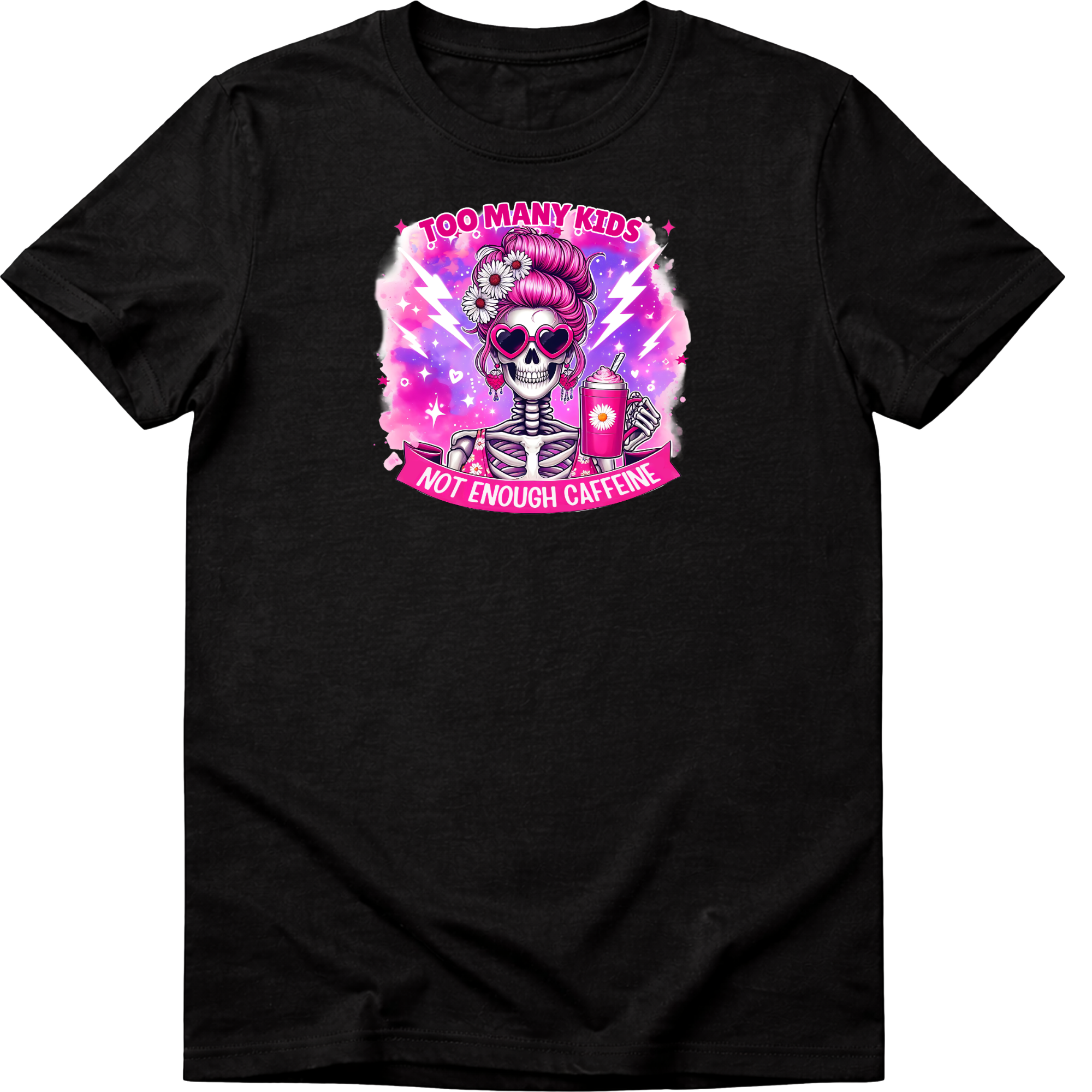 'Too Many Kids, Not Enough Caffeine' Mom T-Shirt