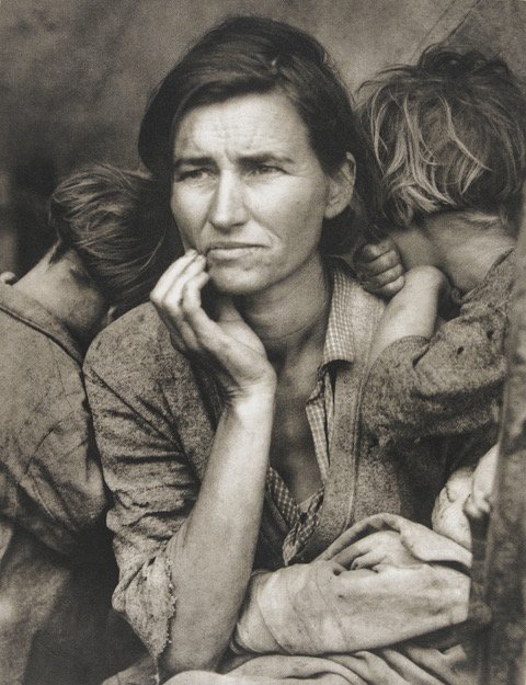 Political art prints Migrant Mother, Nipoma, California by Dorothea Lange