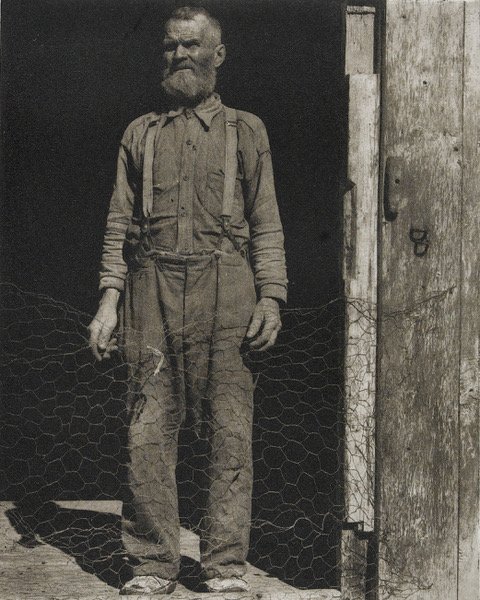vintage print of Canadian Fisherman, Fisherman, Gaspe. Canada 1936 by Paul Strand