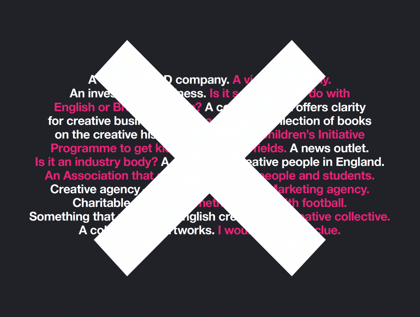 Creative England - Not-For-Profit Organisation