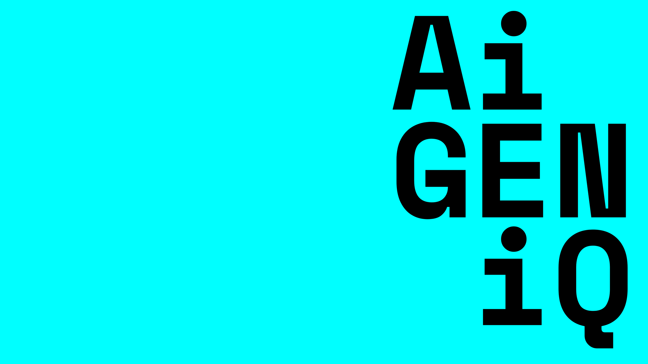 Brand identity design and website design for AiGENiQ consultancy empowering businesses by demystifying AI.