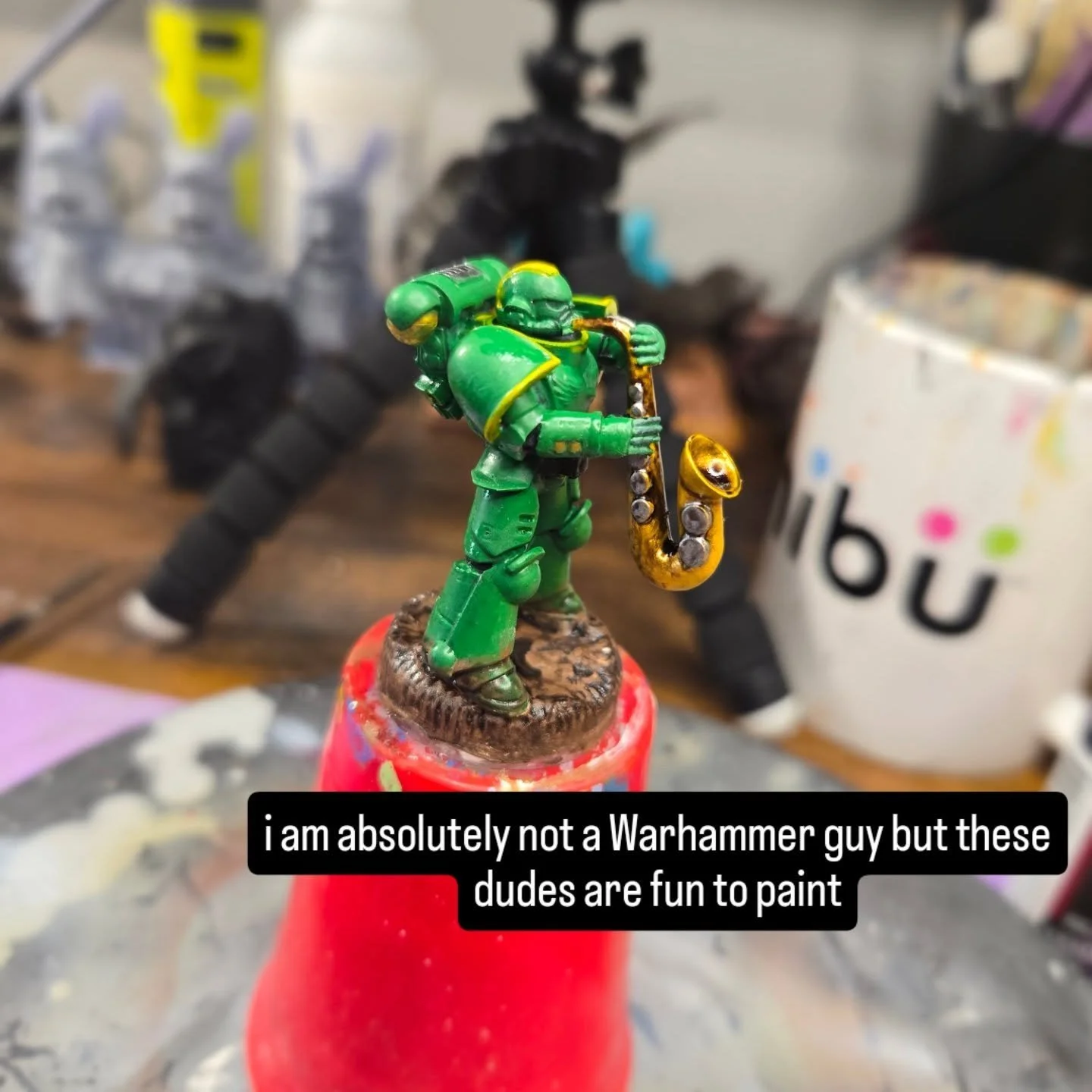 WIP of an Epic Sax Marine.