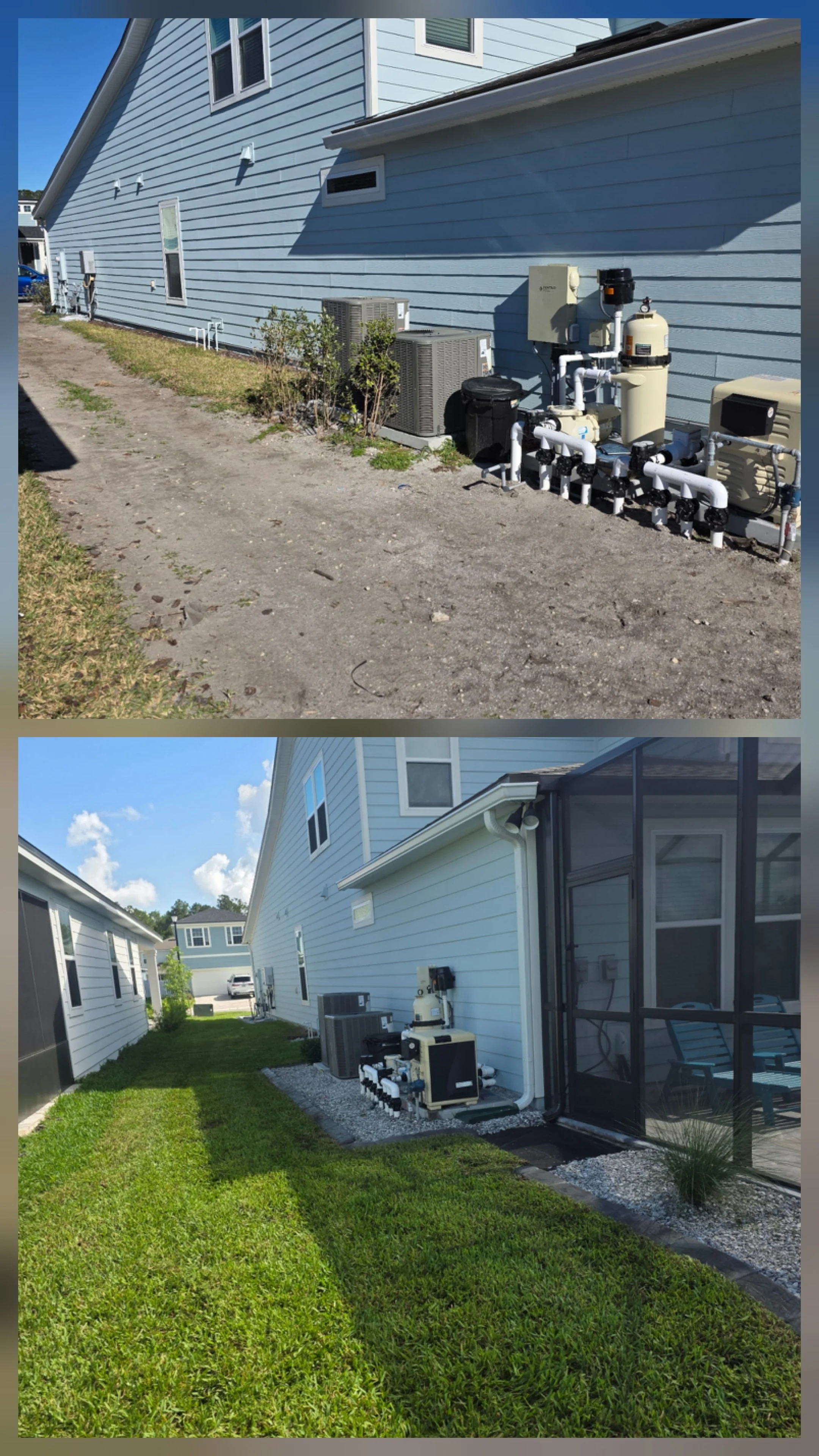 Landscape Design completed by Unsurpassed Curbing and Landscaping - Sod Install , Plant Install, Decorative Concrete Curbing