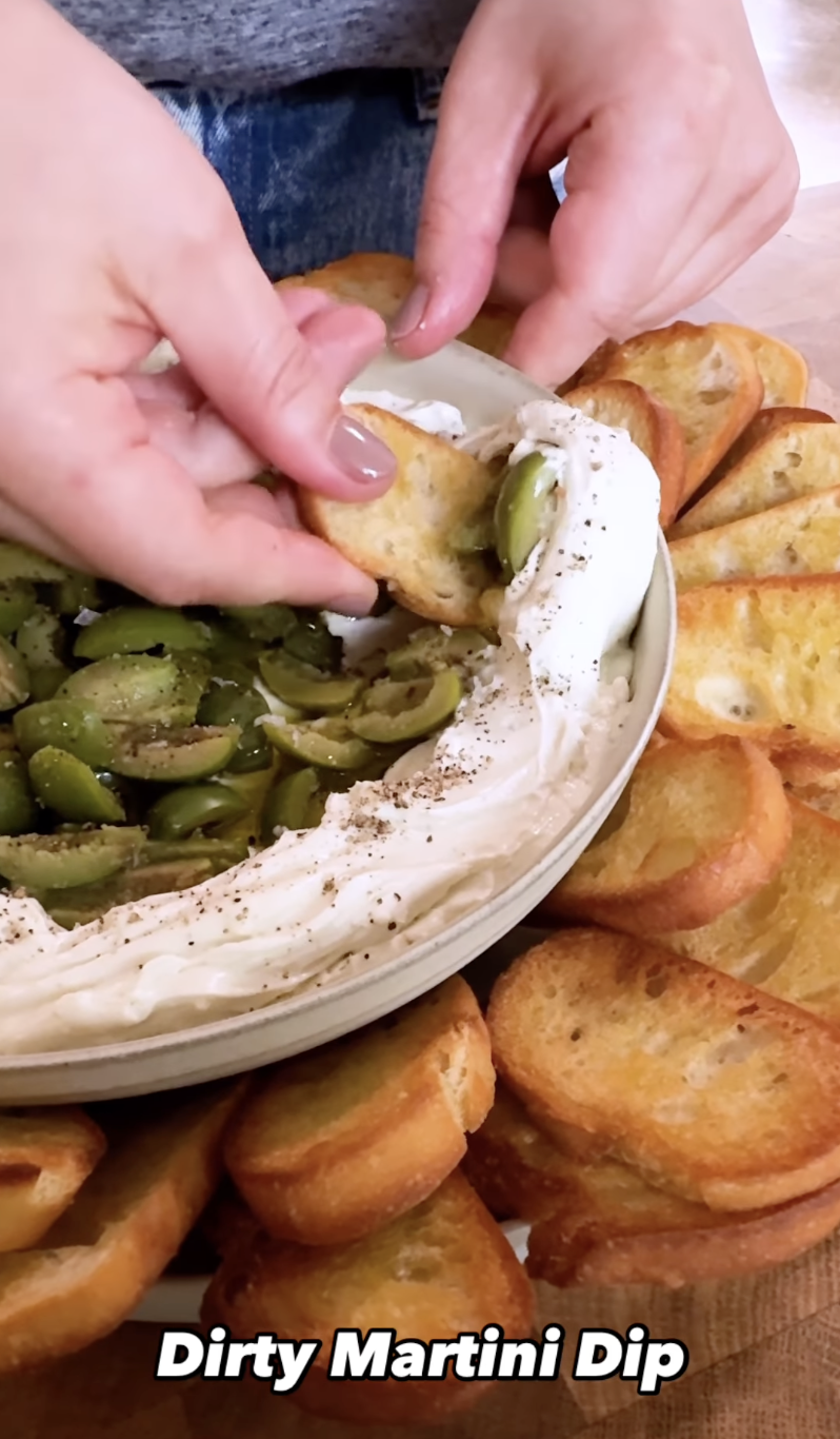 Dirty Martini Dip
