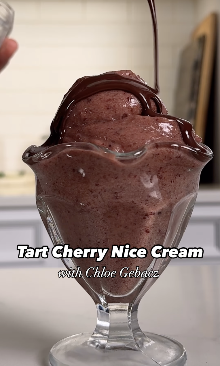 Tart Cherry Nice Cream
