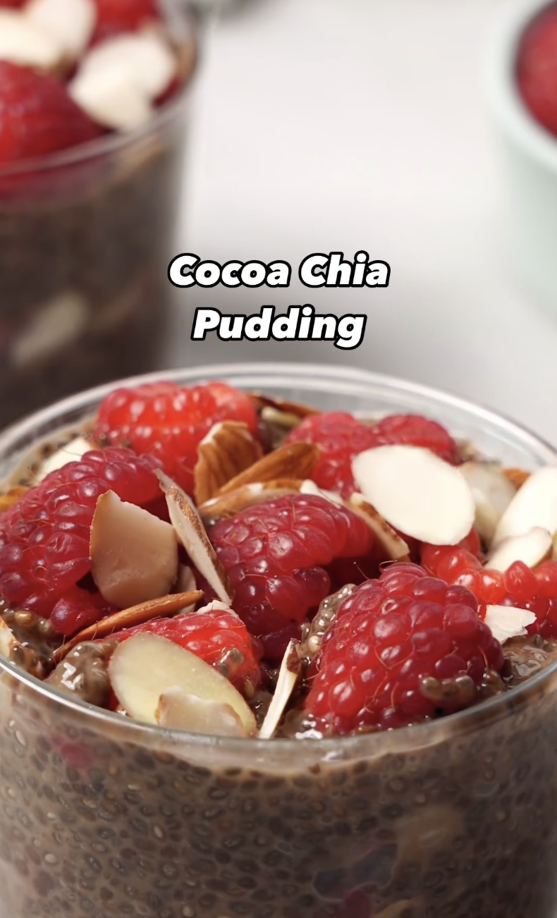 Cocoa Chia Pudding
