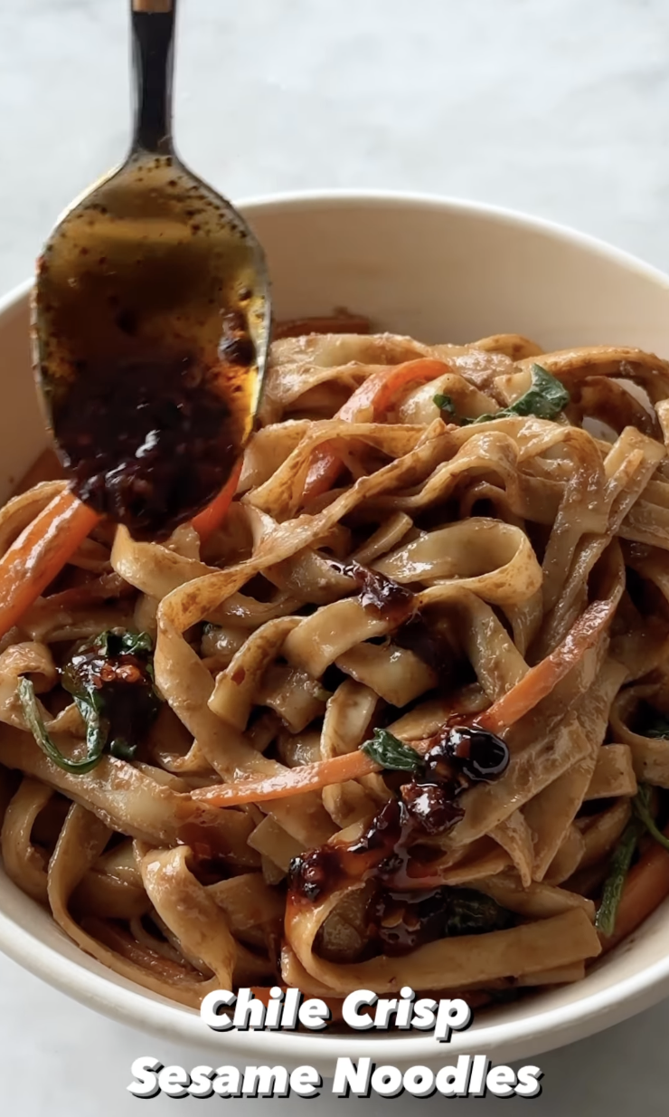 Chile Crisp Sesame Noodles