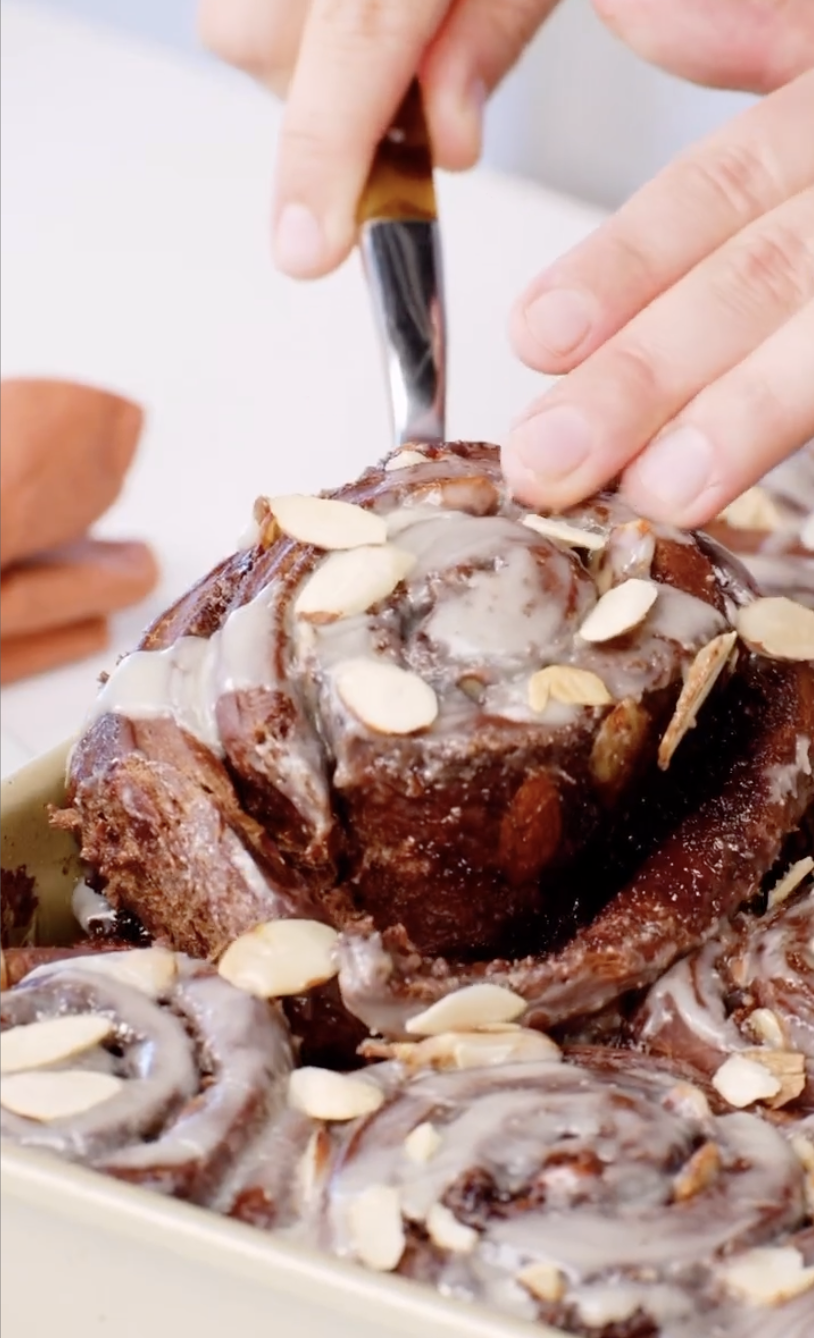 Chocolate Almond Sweet Rolls