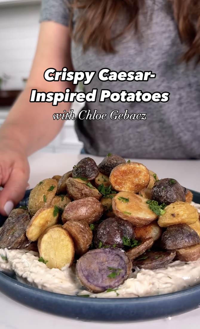 Crispy Caesar-Inspired Potatoes
