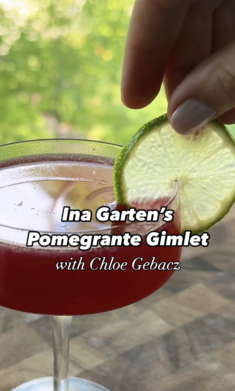 Pomegranite Gimlet