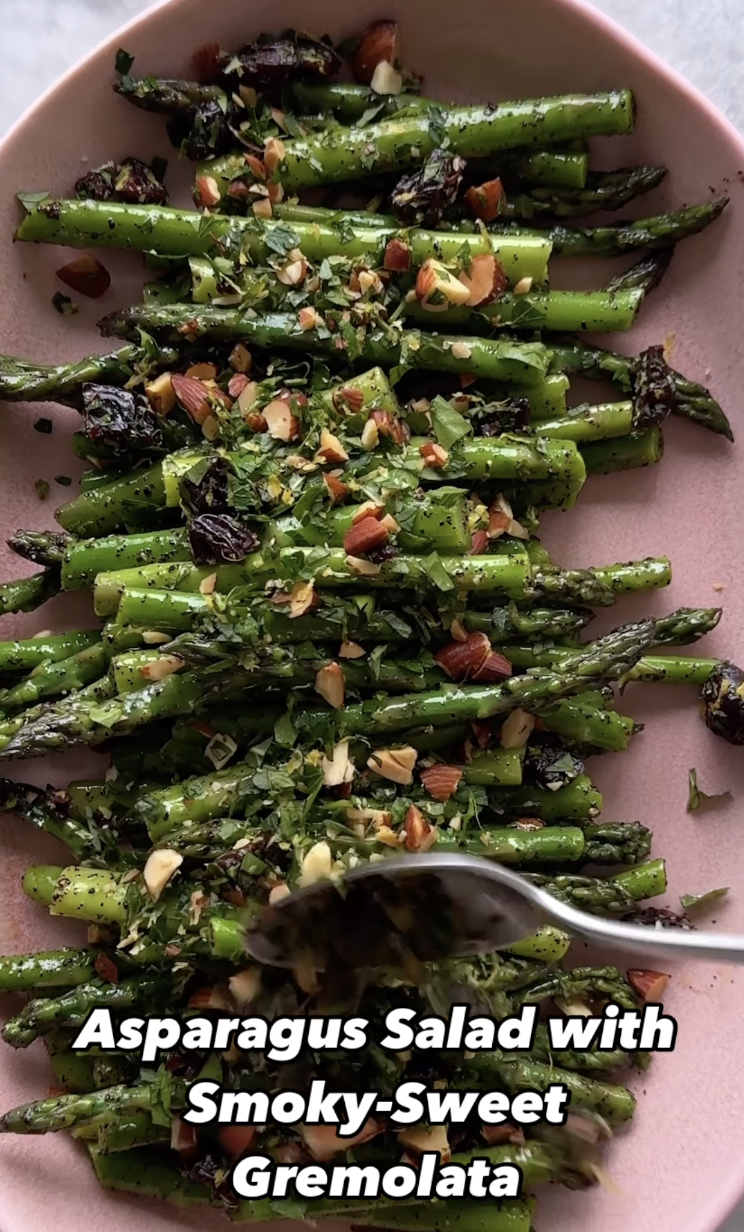Asparagus Salad with Smokey-Sweet Gremolata