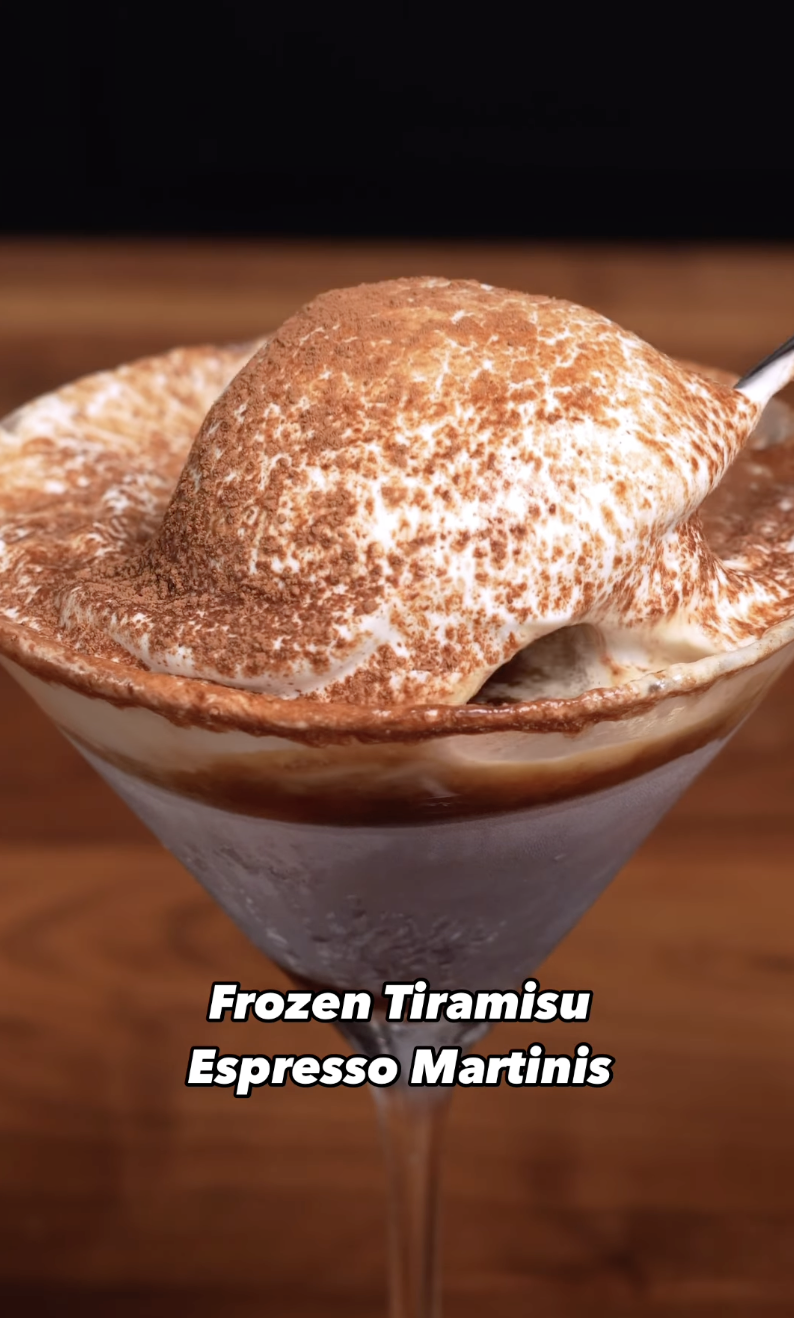 Frozen Tiramisu Espresso Martini