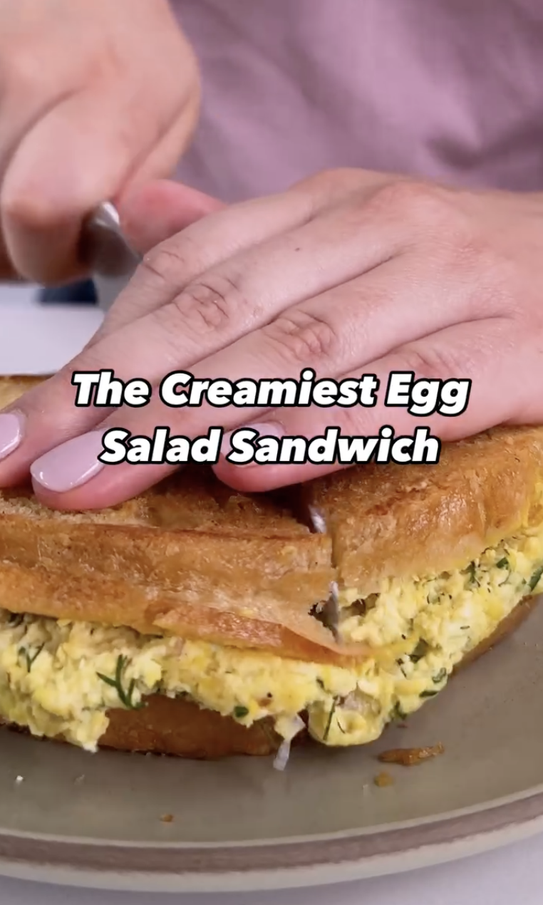 The Creamiest Egg Salad Sandwich