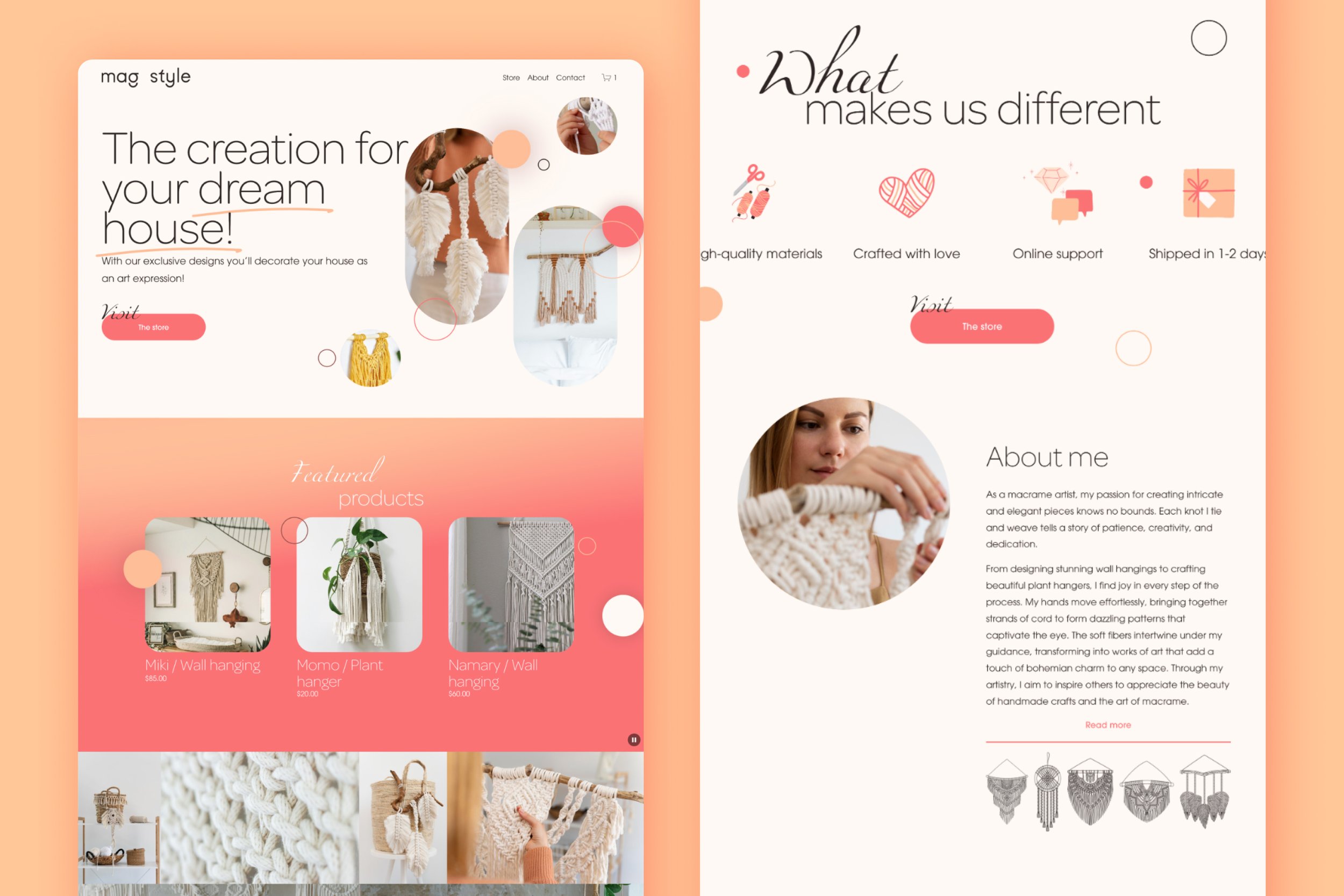 E-commerce shop
