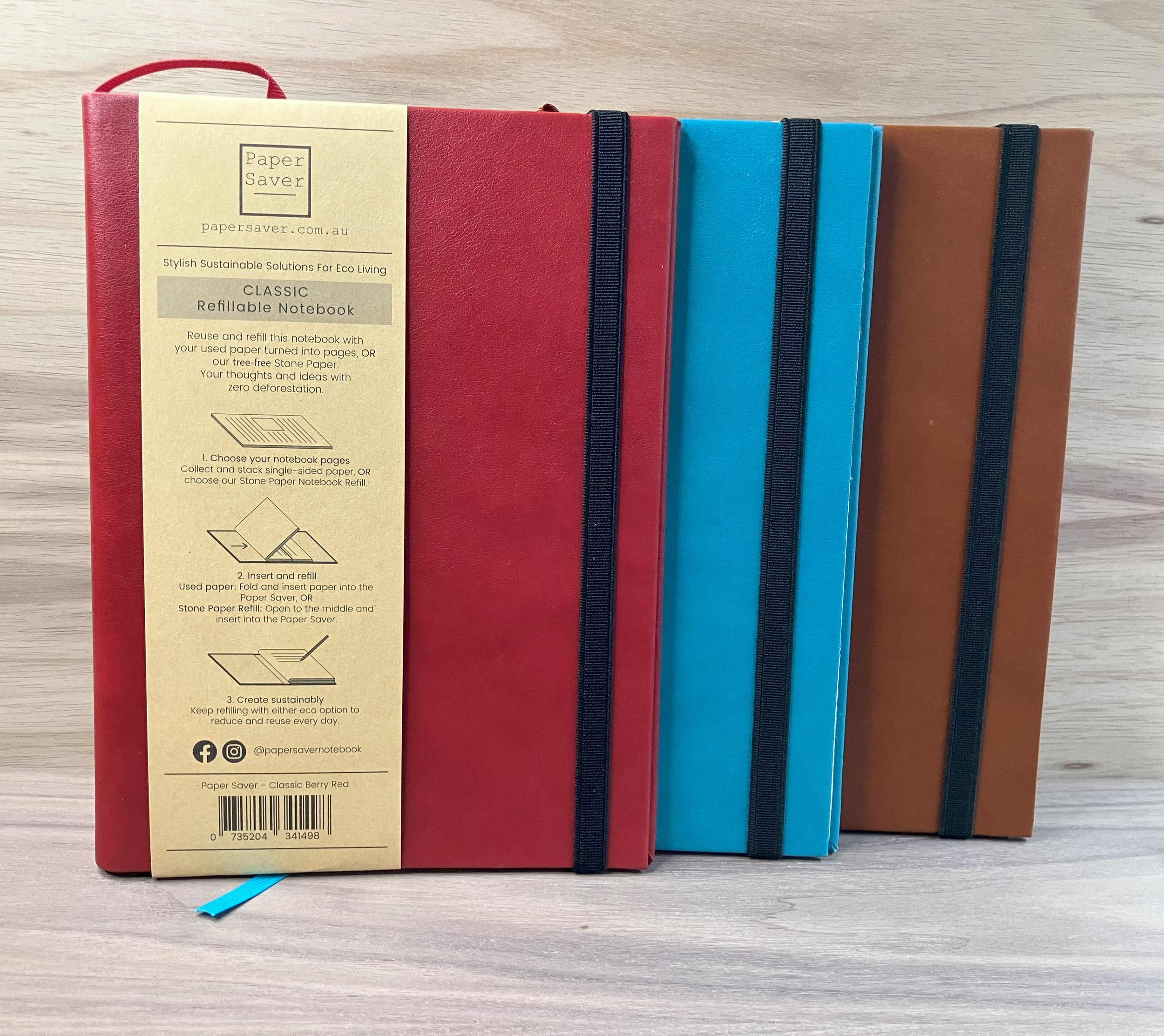 Classic Paper Saver Refillable Notebook