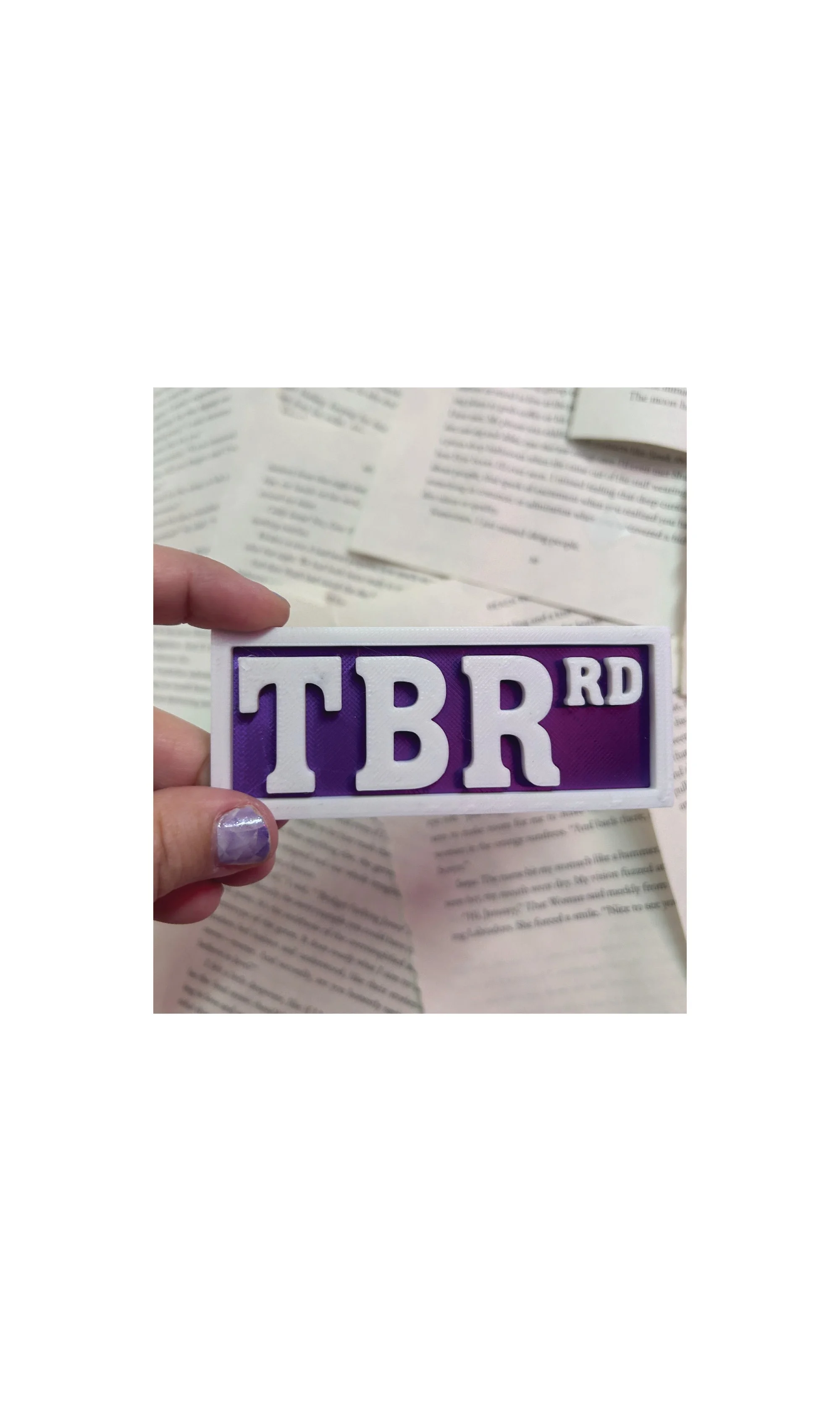 3D Printed - TBR Rd Sign