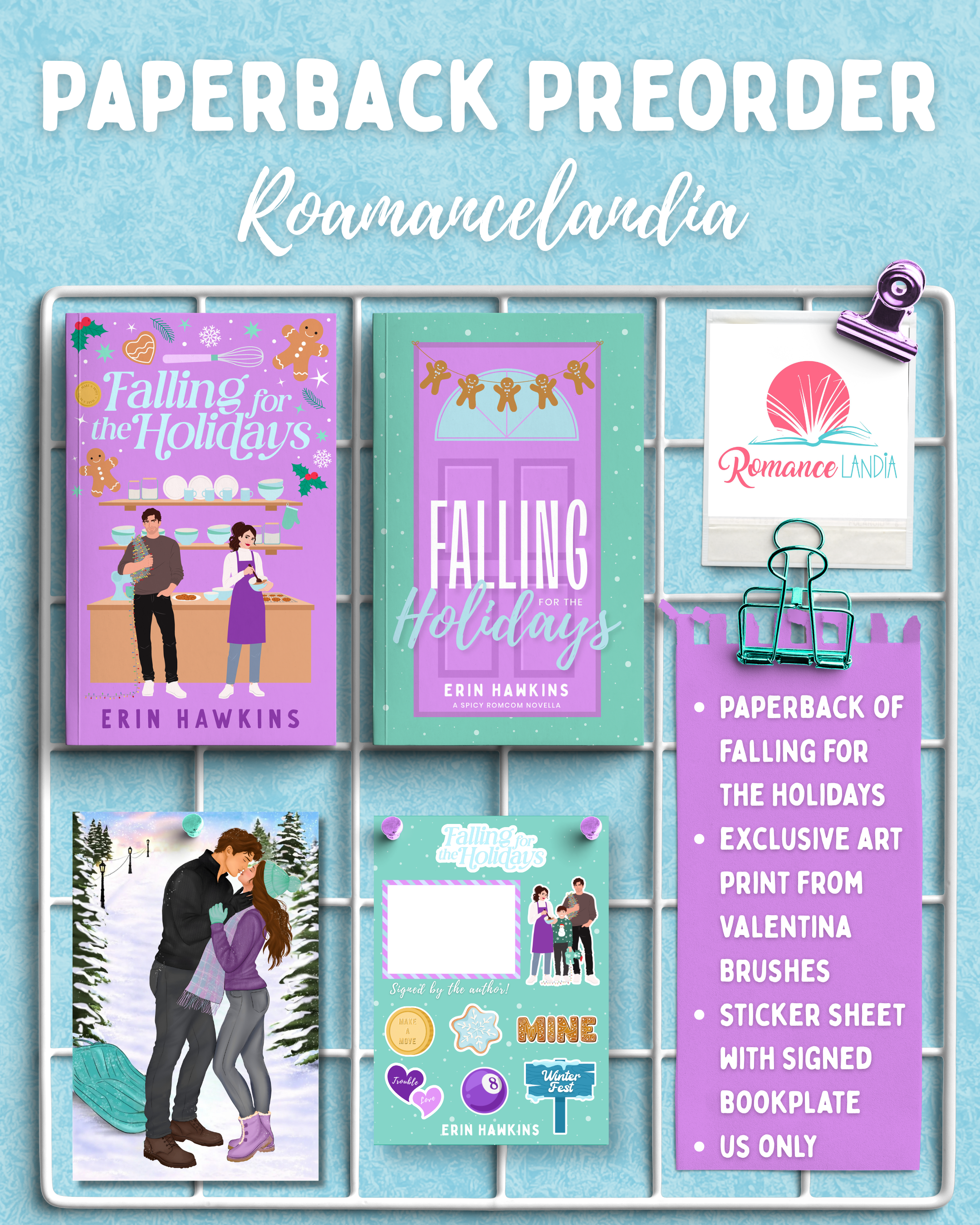 Falling For The Holidays | Erin Hawkins | Pre Order | Releases November 5, 2026