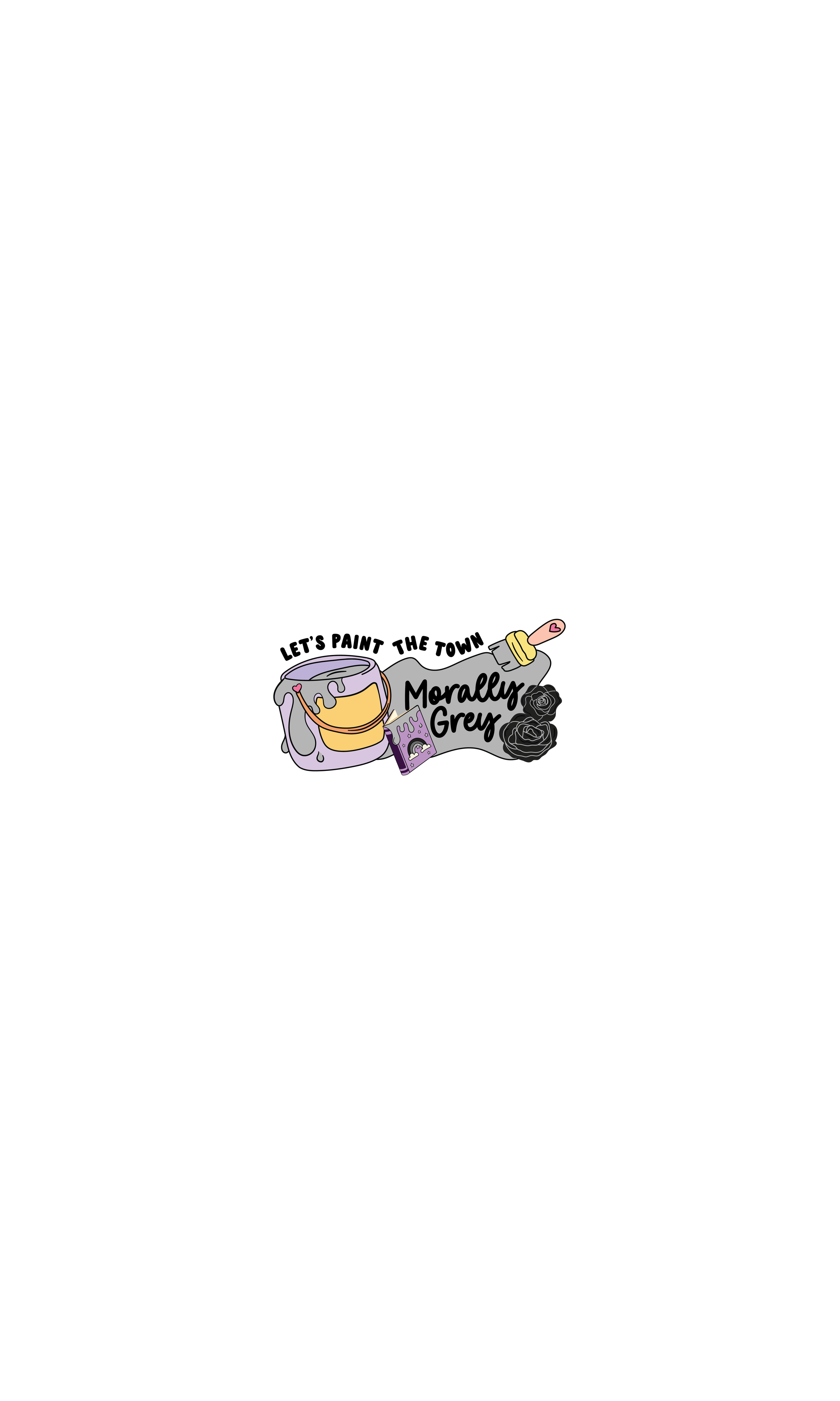 Morally Grey Sticker