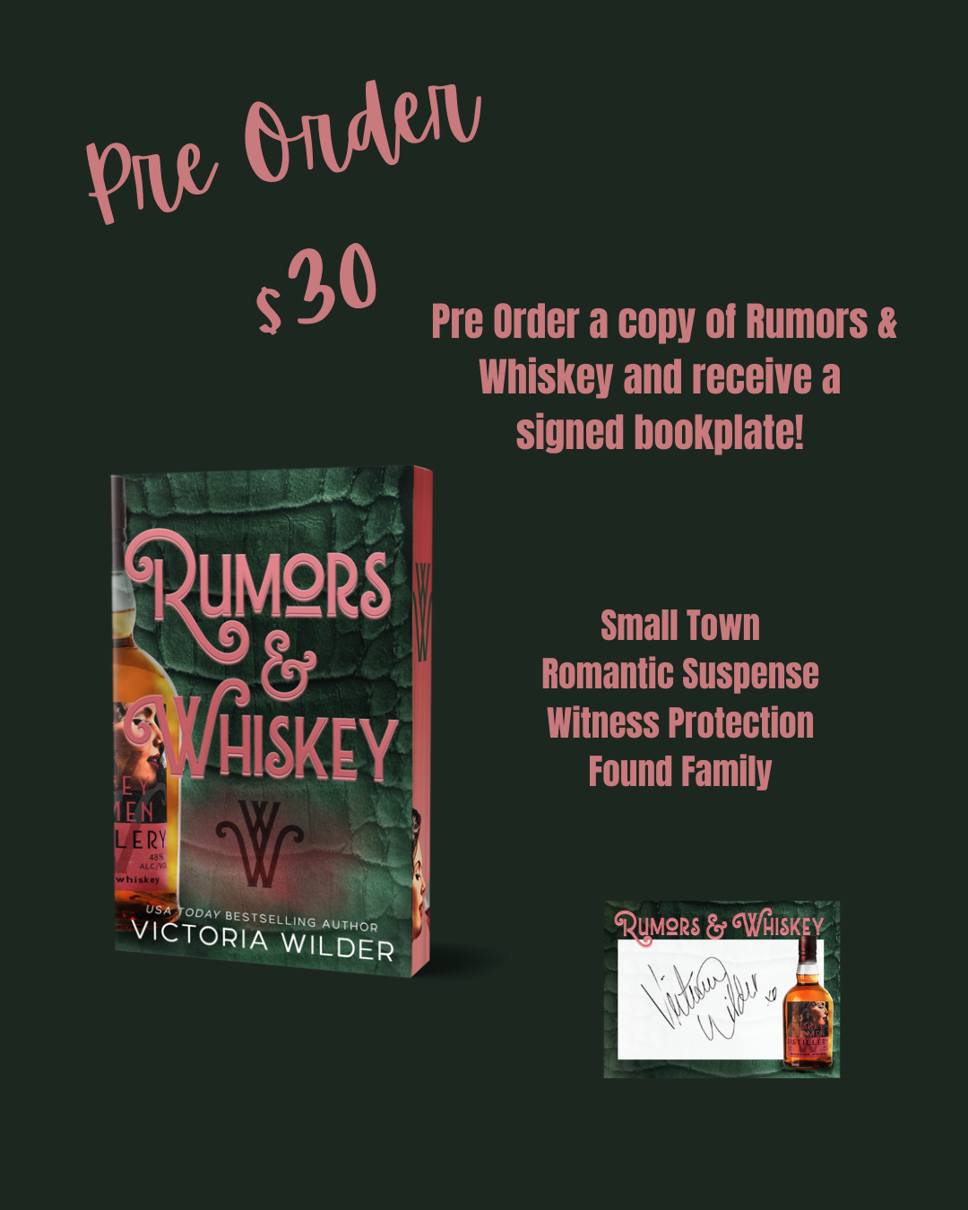 Rumors & Whiskey | Victoria Wilder |  Pre - Order | Releases June 16, 2026