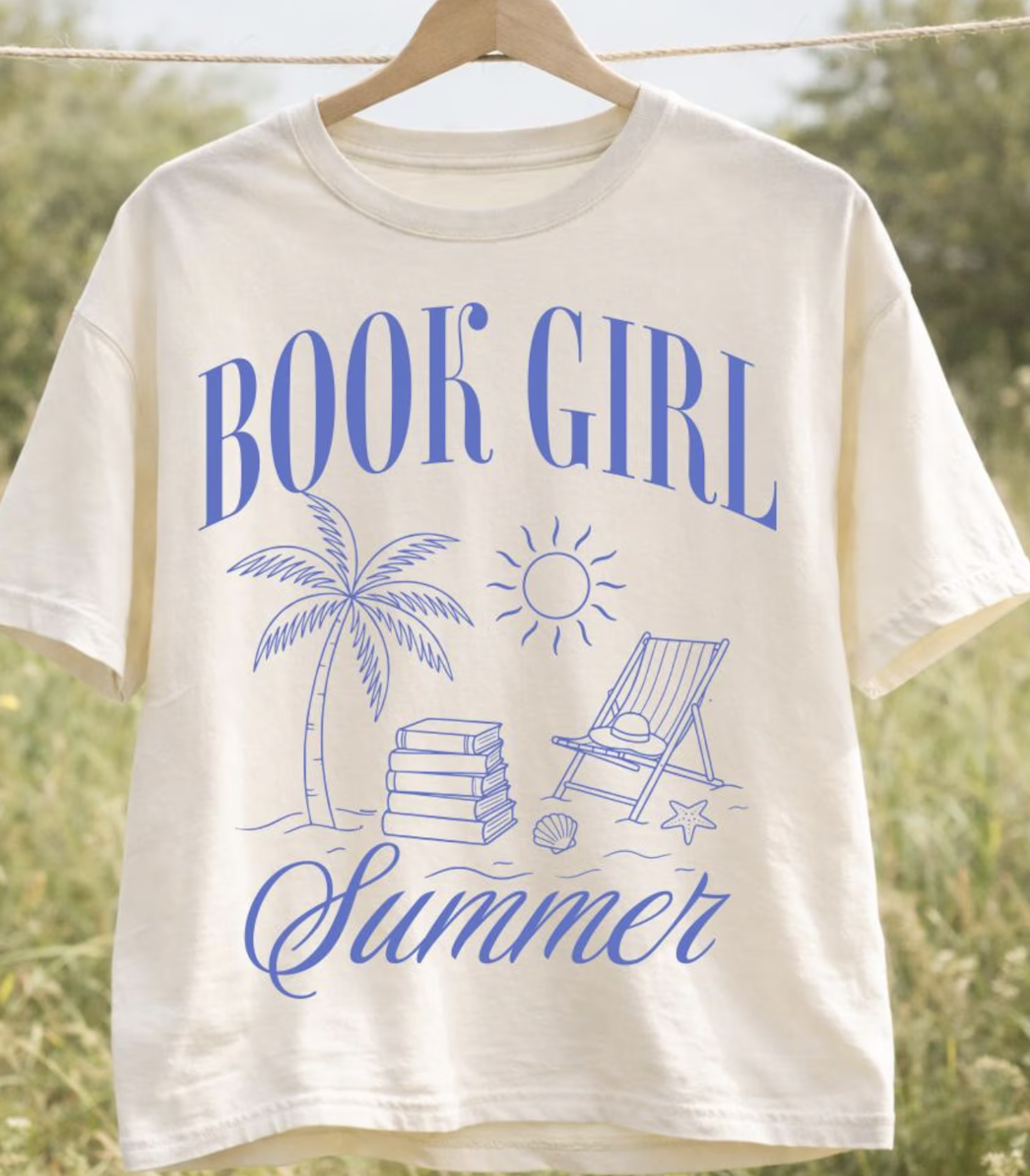 Book Girl Summer - Simplistic - T Shirt