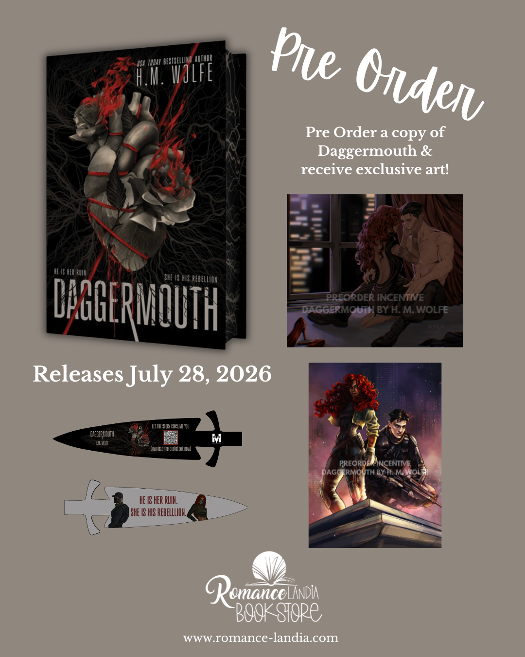 Daggermouth | HM Wolfe | Pre Order | Releases July 28, 2026
