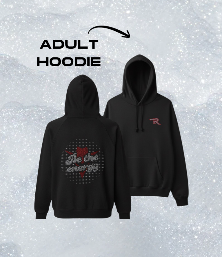 Rhinestone Be The Energy Hoodie