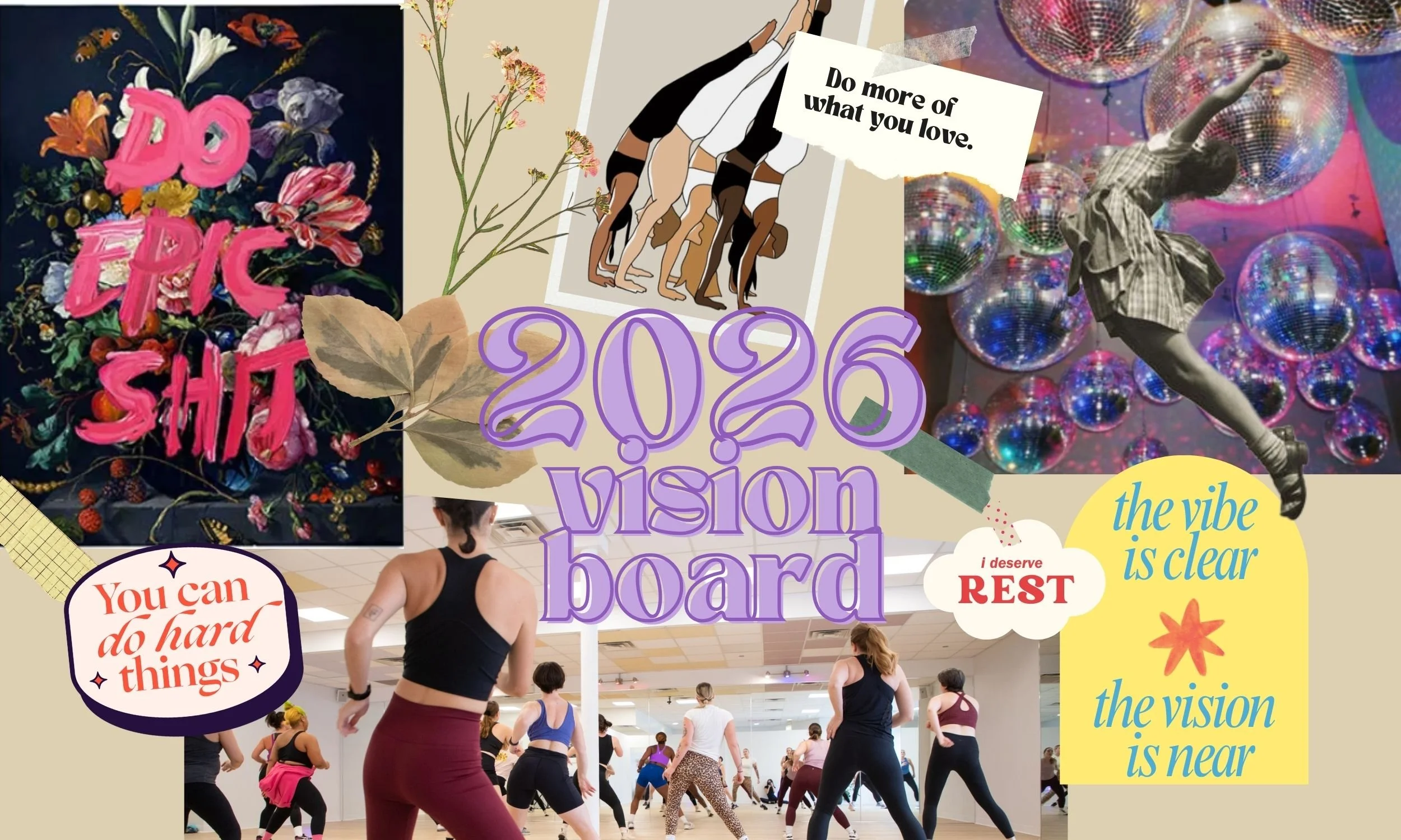 Vibe is Clear 🌊 Vision Board Night