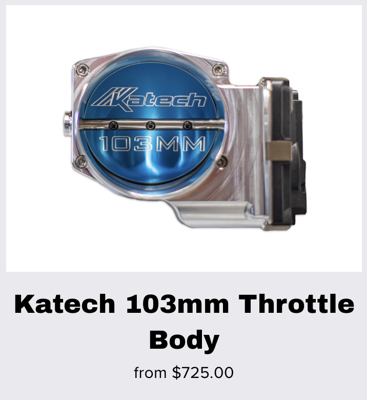 Katech 103mm Throttle Body for the LT4 ZL1 CTS.V ZO6 and CT5 Blackwing
