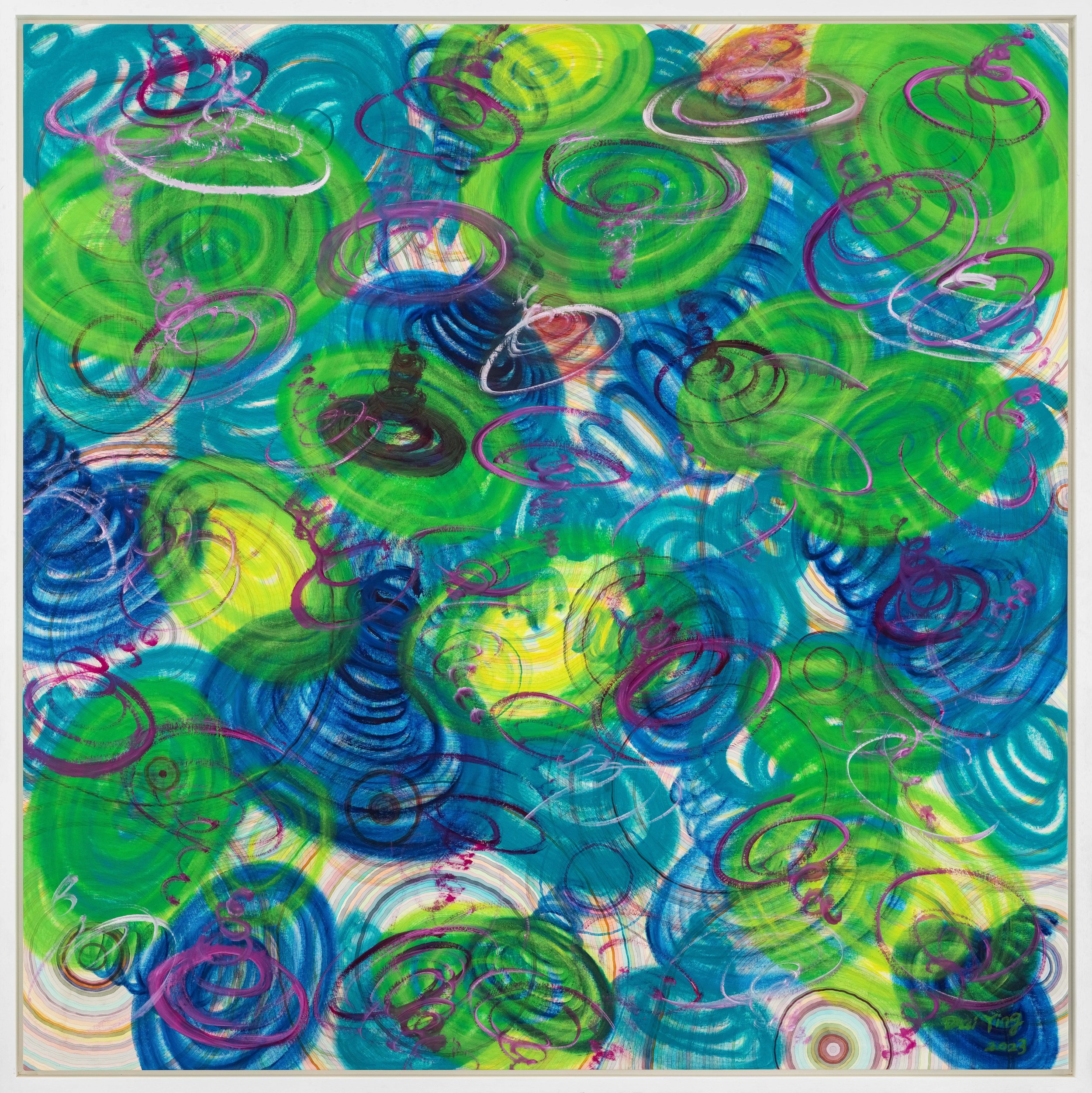 Wishful Pagoda 5
满愿塔 5, 2023, 200 x 200cm