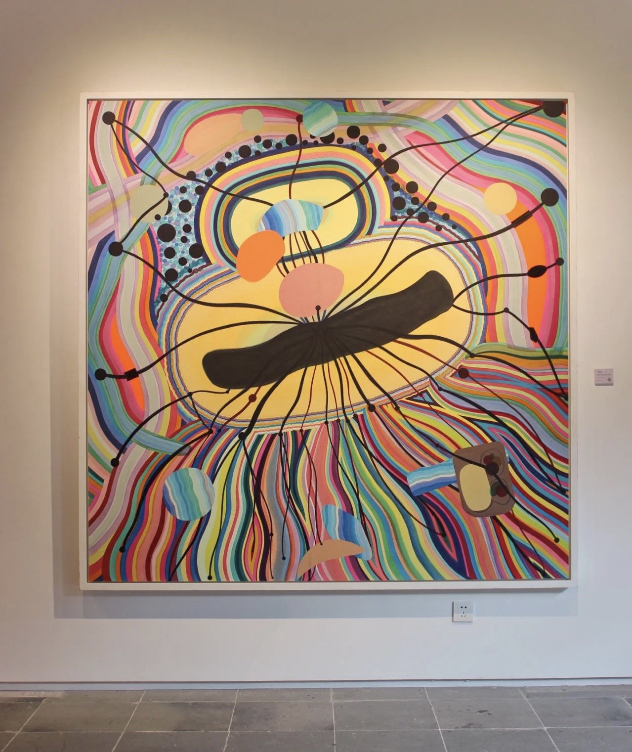 M- Theory 22 One Glance, Forever 超弦理论M 22一眼永远, 2017, 200 x 200cm
