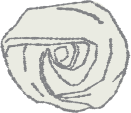 Close-up of a rolled-up piece of paper or fabric.