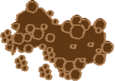 Close-up of a pile of chocolate chips.