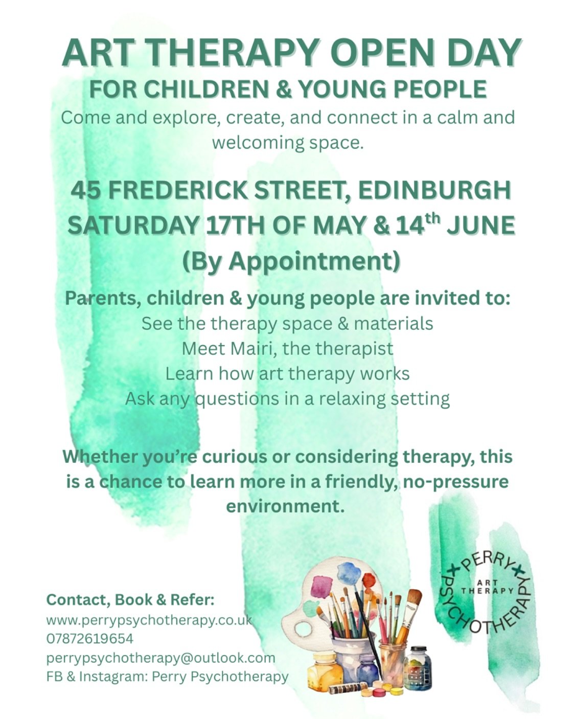 ✨Book in for our open days! Call or email to enquire more and book in. This event is FREE✨
