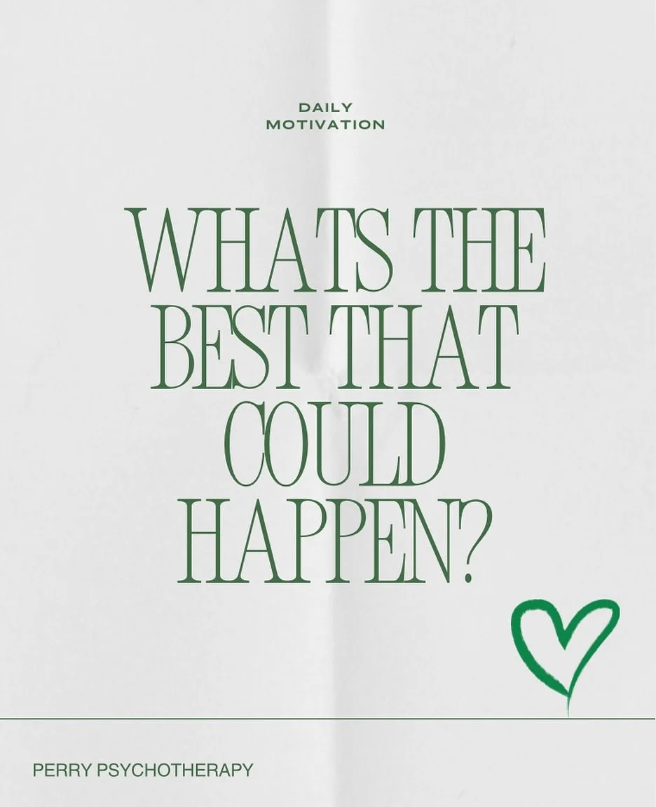 ✨ What&rsquo;s the best that could happen? ✨
We spend so much energy bracing for the worst, but what if&mdash;just for today&mdash;you let yourself imagine the best? 🌱💡

Shift your focus. Open the door to possibility.
Because sometimes the best rea