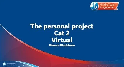 Official IB authorised workshop, MYP CAT 2, virtual, 02 - 03 April 2026 - The personal project.