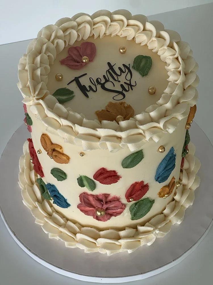 Floral Textured Paint Cake.jpg