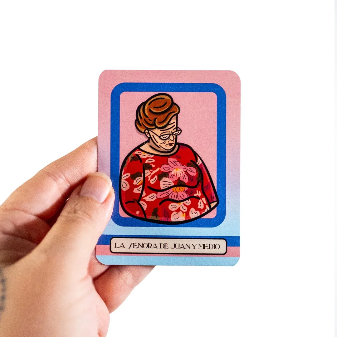 Cromo Señora Juan y Medio