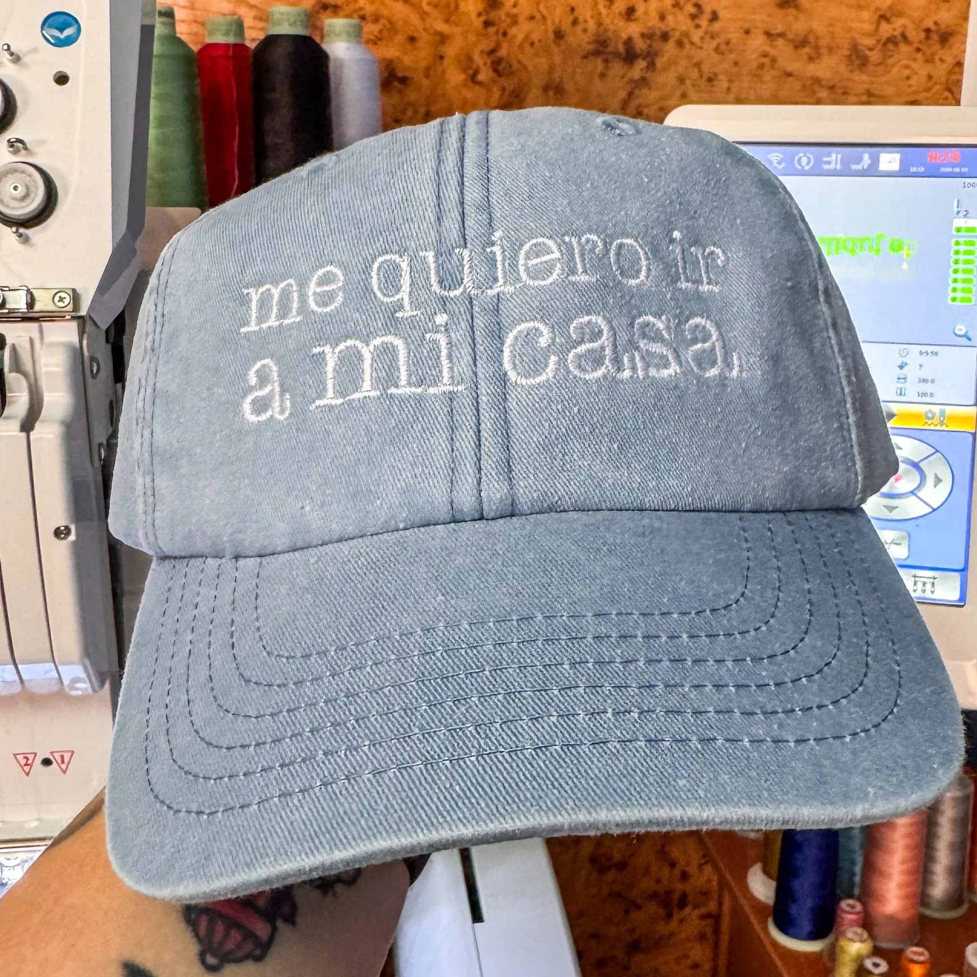 Gorra 'Me quiero ir a mi casa'