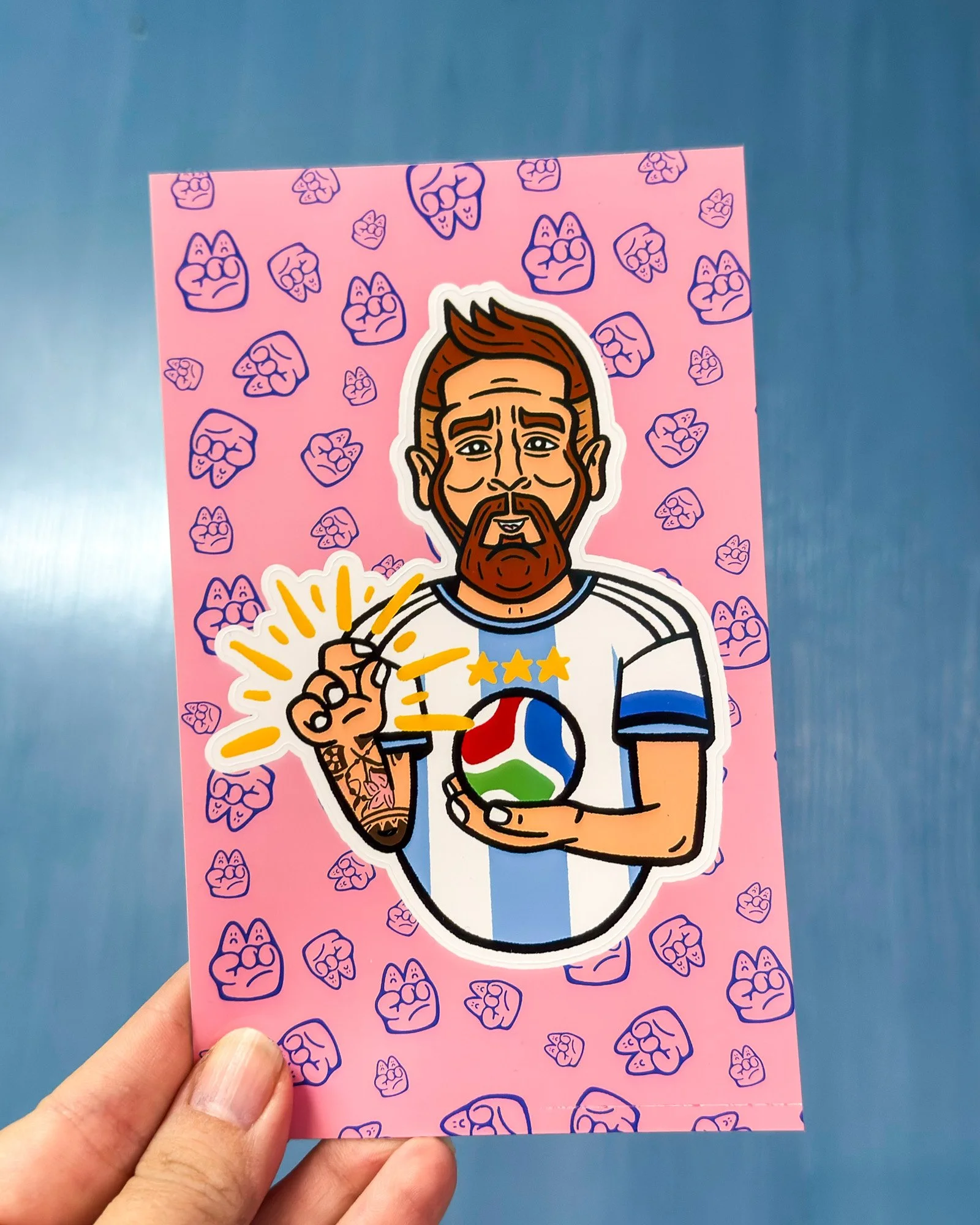 Pegatina Messi