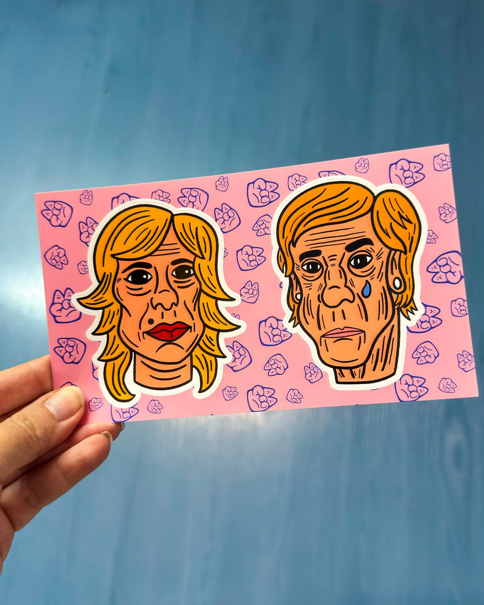 Pegatinas Chelo y Bárbara